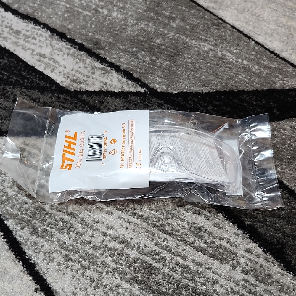 STIHL CLEAR HIGH-IMPACT UV- PROTECTION ANTI-SCRATCH ANTI-FOG SAFETY GLASSSES